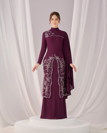 THEA DRESS (PURPLE PLUM)