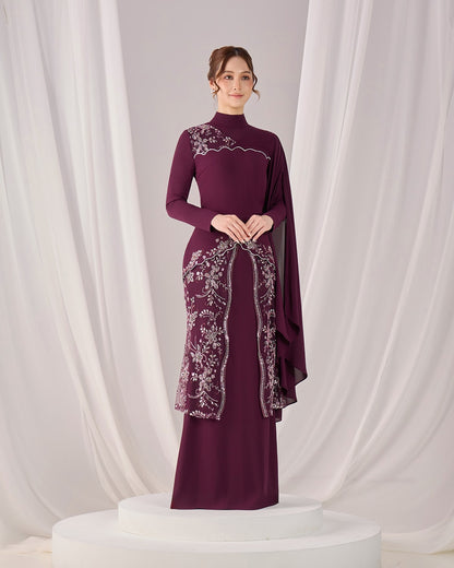 THEA DRESS (PURPLE PLUM)