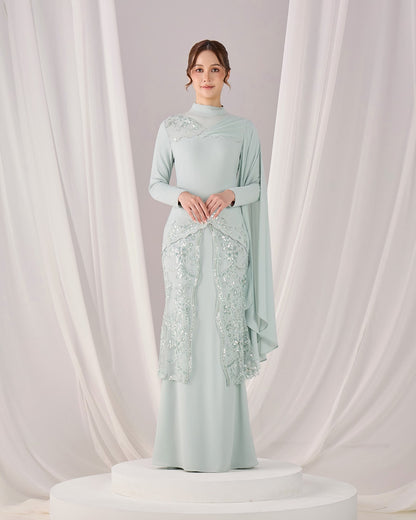 THEA DRESS (MINT GREEN)