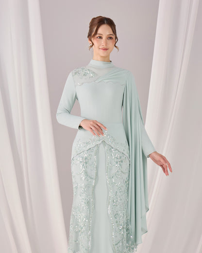 THEA DRESS (MINT GREEN)