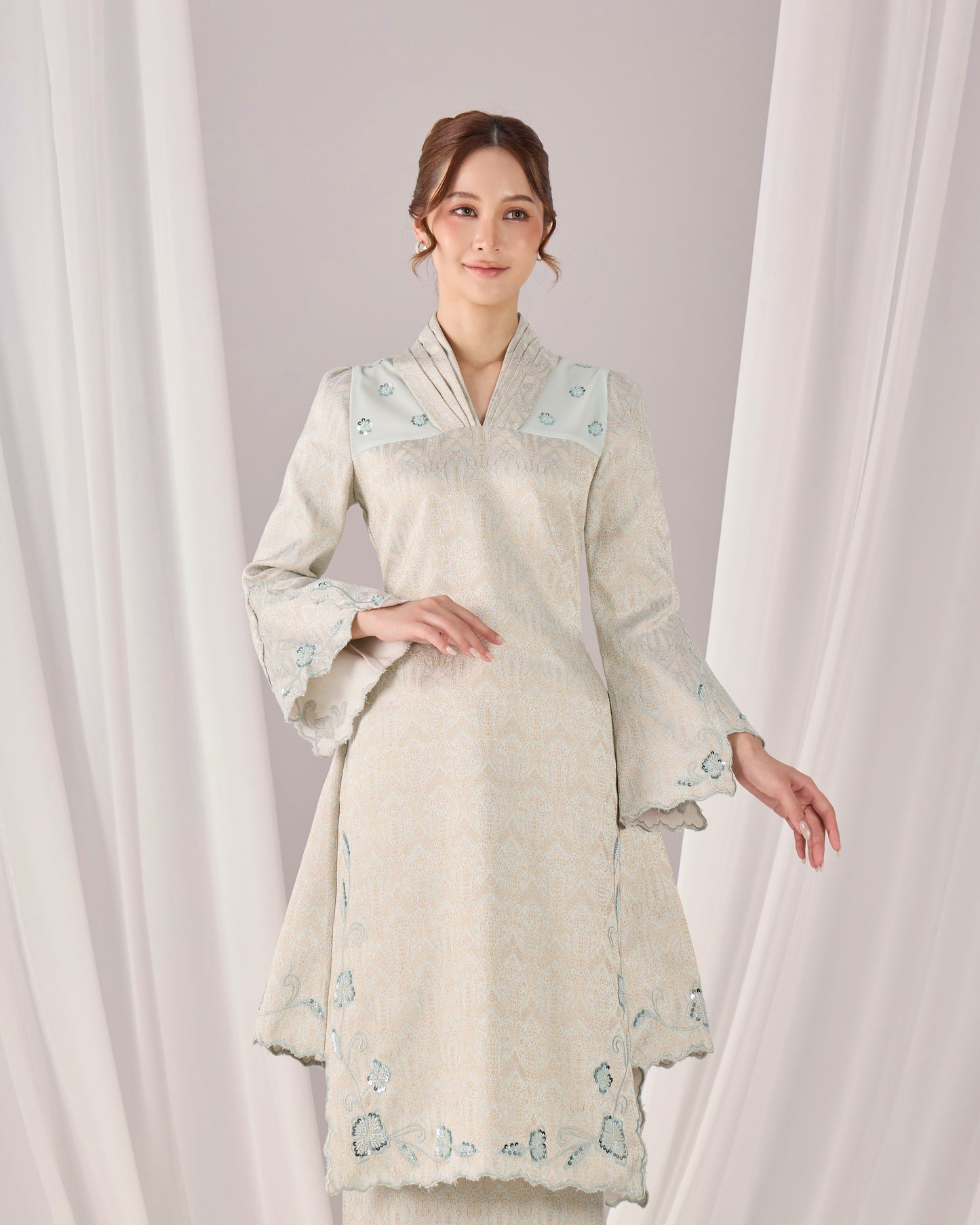AMANDA KURUNG (MINT GREEN)