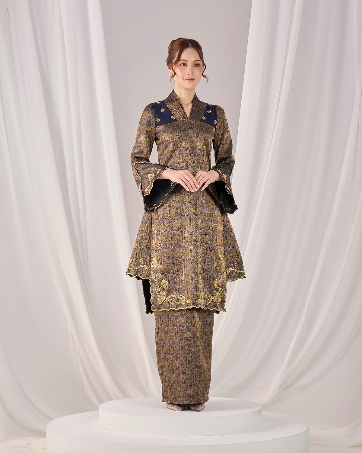 AMANDA KURUNG (NAVY BLUE)