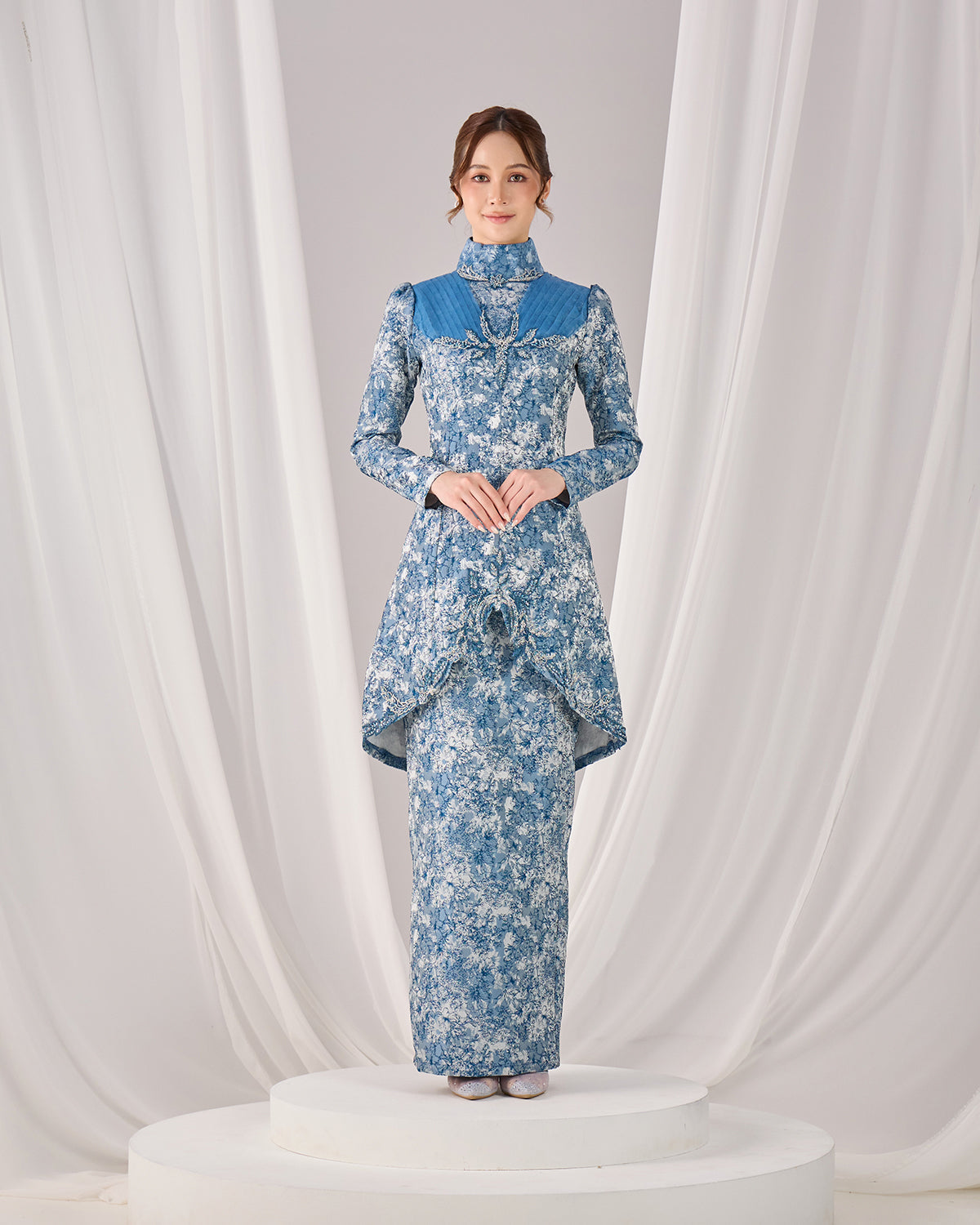 SORAIYA KURUNG (DIAMOND TEAL BLUE)