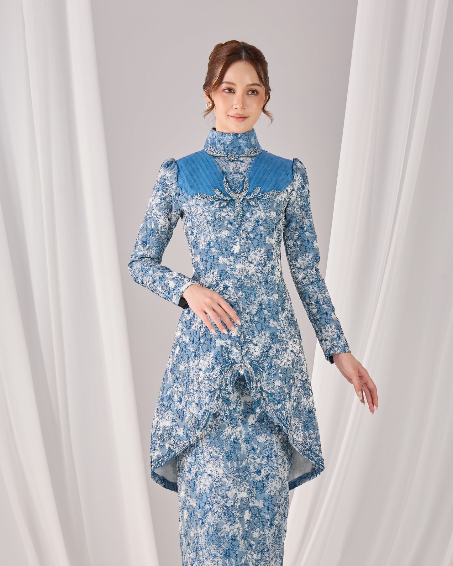SORAIYA KURUNG (DIAMOND TEAL BLUE)