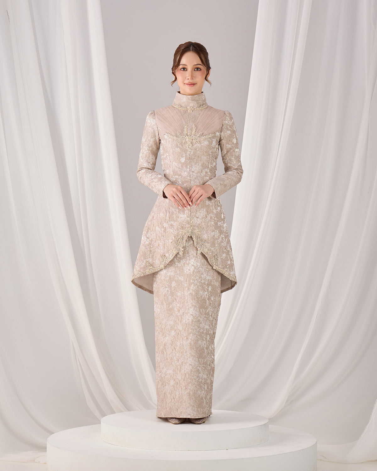 SORAIYA KURUNG (CHAMPAGNE)