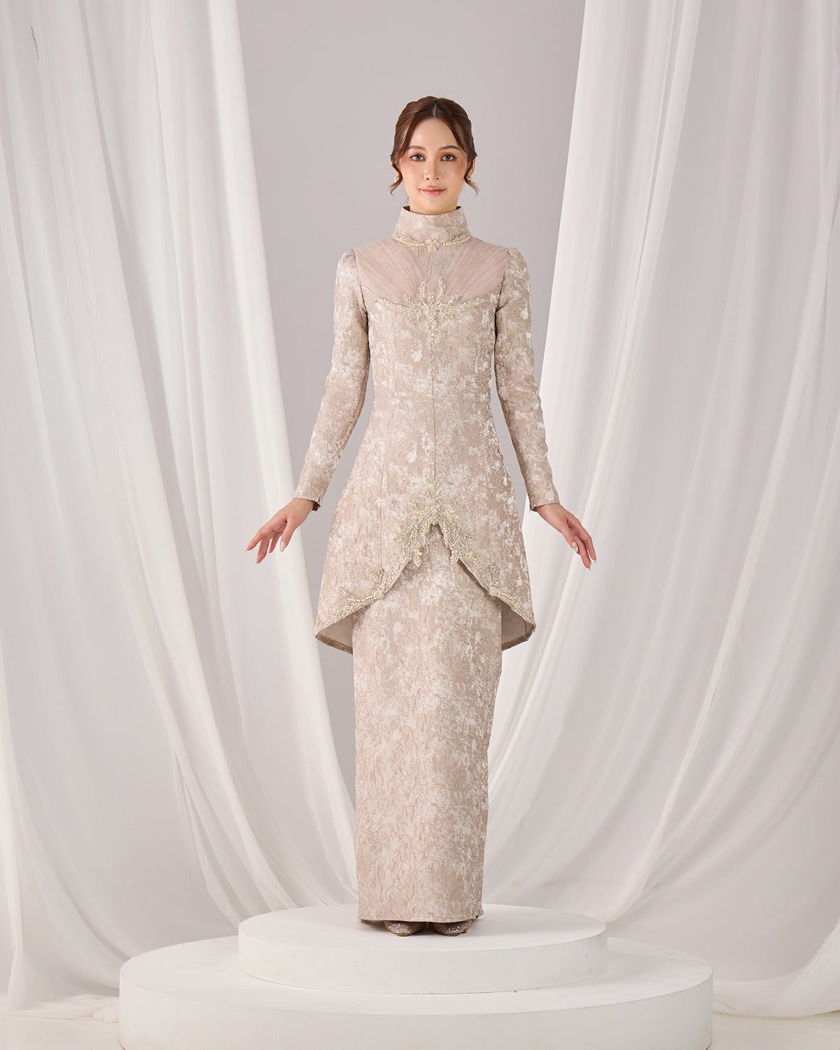 SORAIYA KURUNG (CHAMPAGNE)