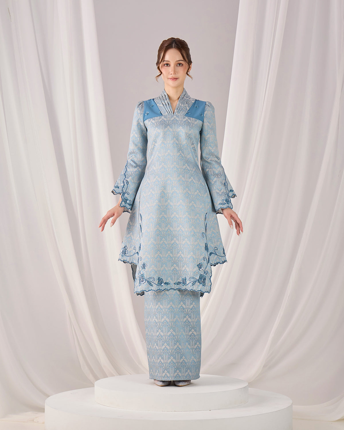 AMANDA KURUNG (DIAMOND TEAL BLUE)