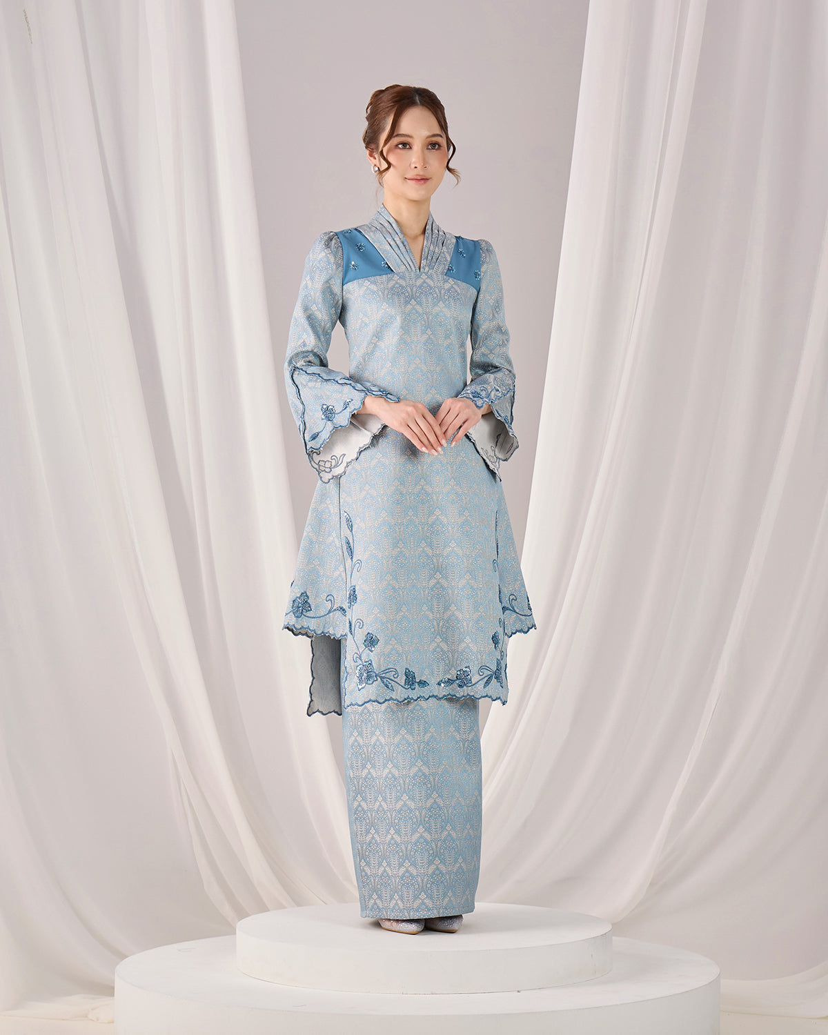 AMANDA KURUNG (DIAMOND TEAL BLUE)