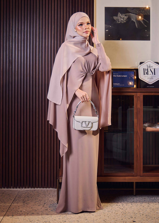 ZALEA DRESS (KHAKI)