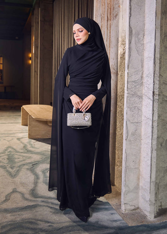 NAURAH DRESS (BLACK)