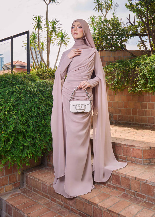 NAURAH DRESS (KHAKI)