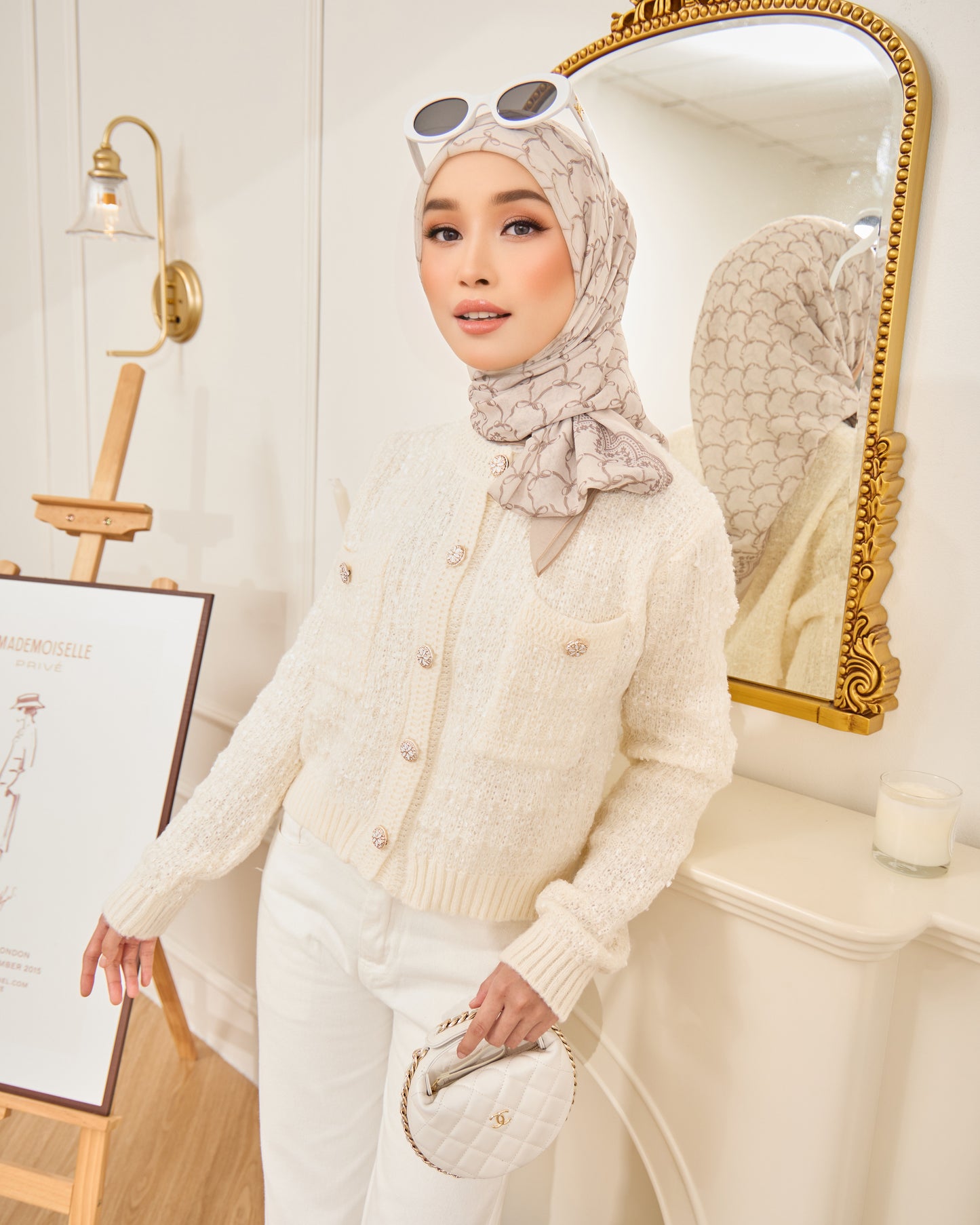 LUNA CHUNKY CARDIGAN (OFF WHITE)