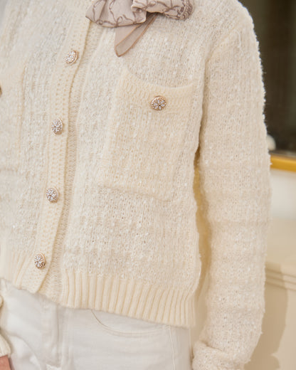 LUNA CHUNKY CARDIGAN (OFF WHITE)