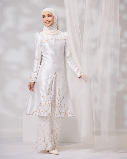 ALANNA KURUNG (OFF WHITE)