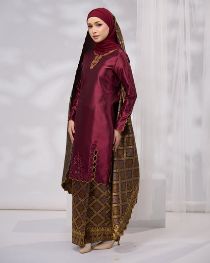 MAHSURI KURUNG (BURGUNDY)