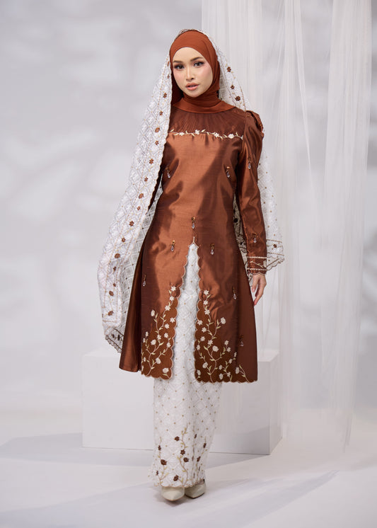 MINOR DEFECT ALANNA KURUNG (BROWN)