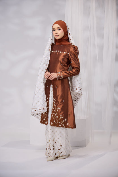 MINOR DEFECT ALANNA KURUNG (BROWN)