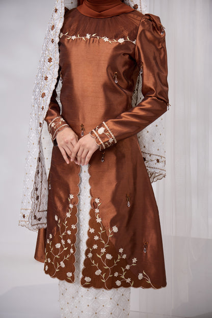MINOR DEFECT ALANNA KURUNG (BROWN)