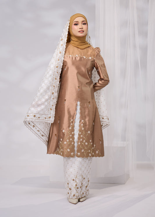 MINOR DEFECT ALANNA KURUNG (KHAKI)