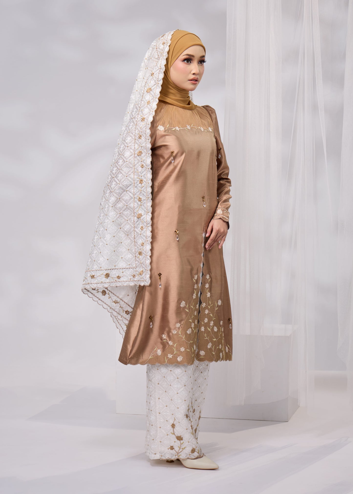 MINOR DEFECT ALANNA KURUNG (KHAKI)