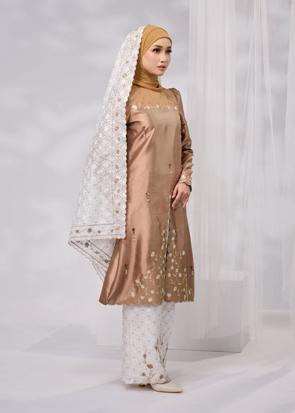 MINOR DEFECT ALANNA KURUNG (KHAKI)