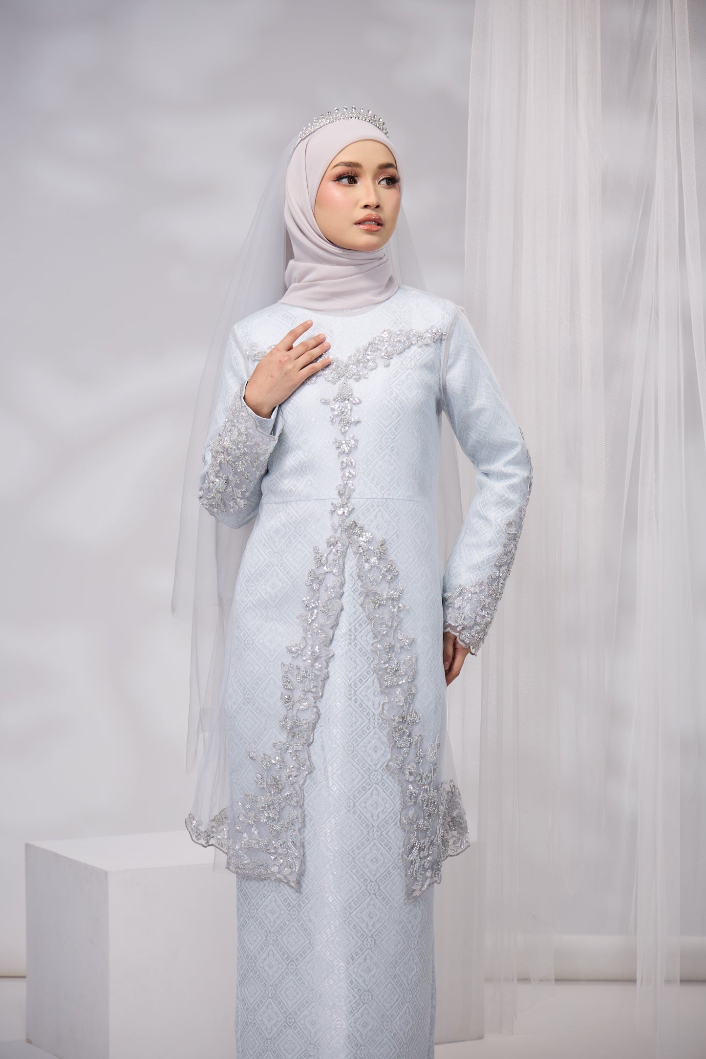 SAIRA DRESS (POWDER BLUE)