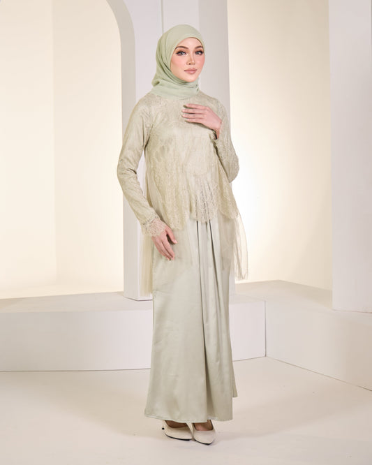 GLENDA DRESS (GREEN TEA)