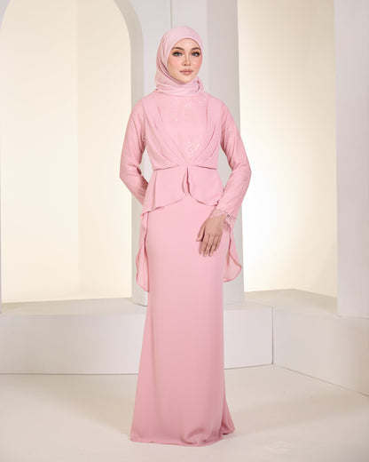 CATRICE DRESS (DUSTY PINK)