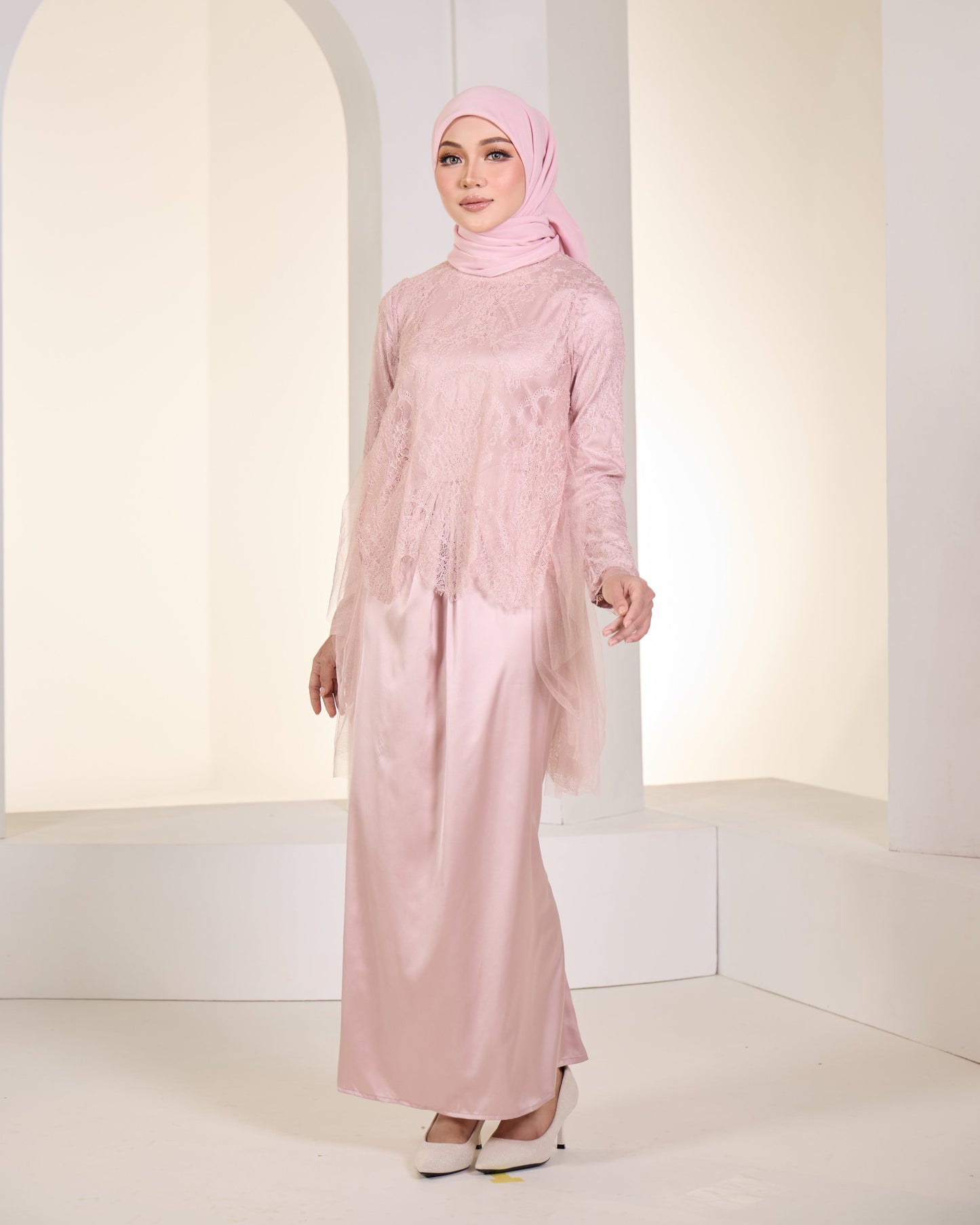 GLENDA DRESS (DUSTY PINK)