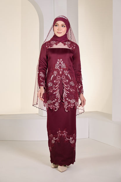 HELYNA KURUNG (BURGUNDY)