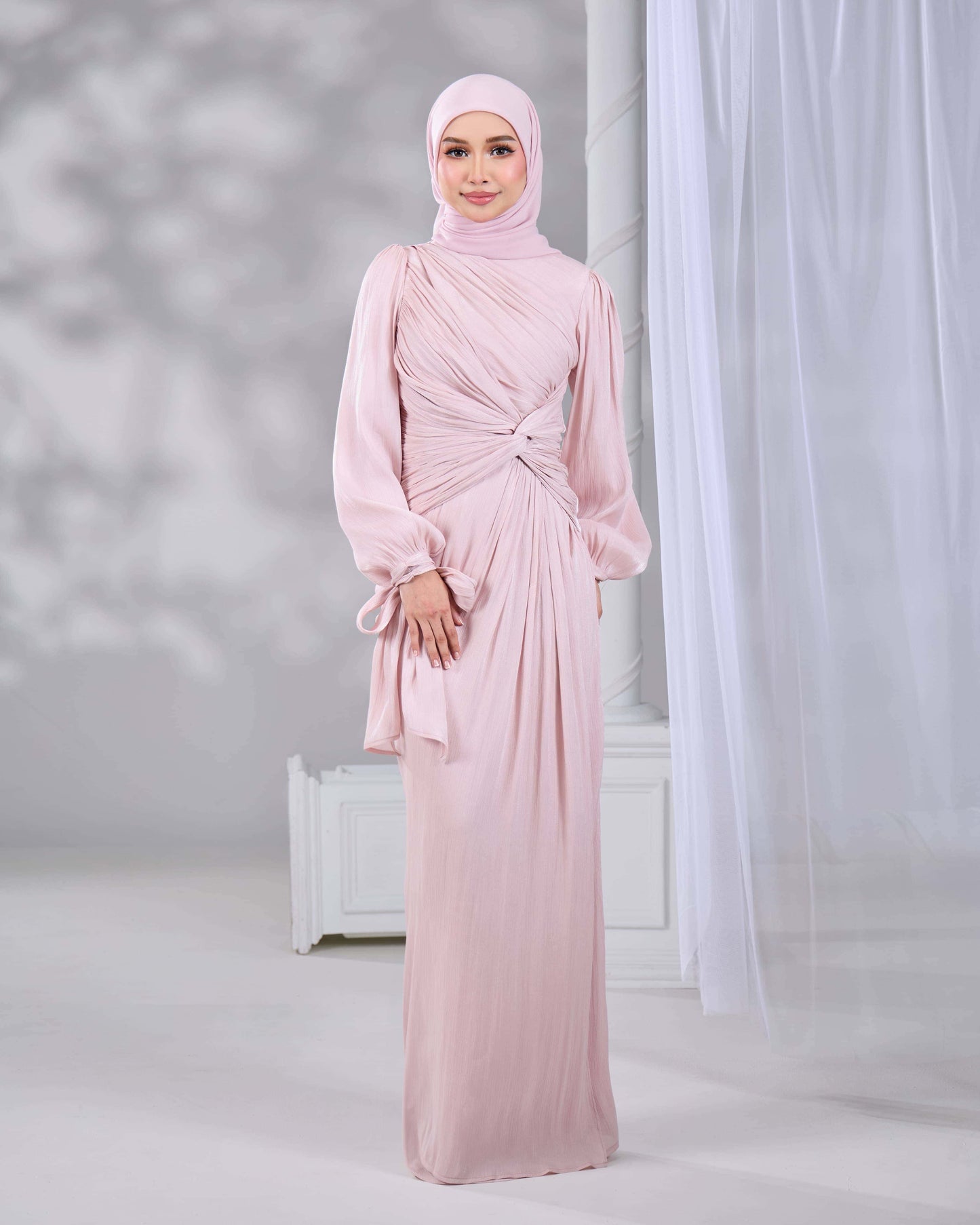 MAHRA DRESS (SOFT PINK)