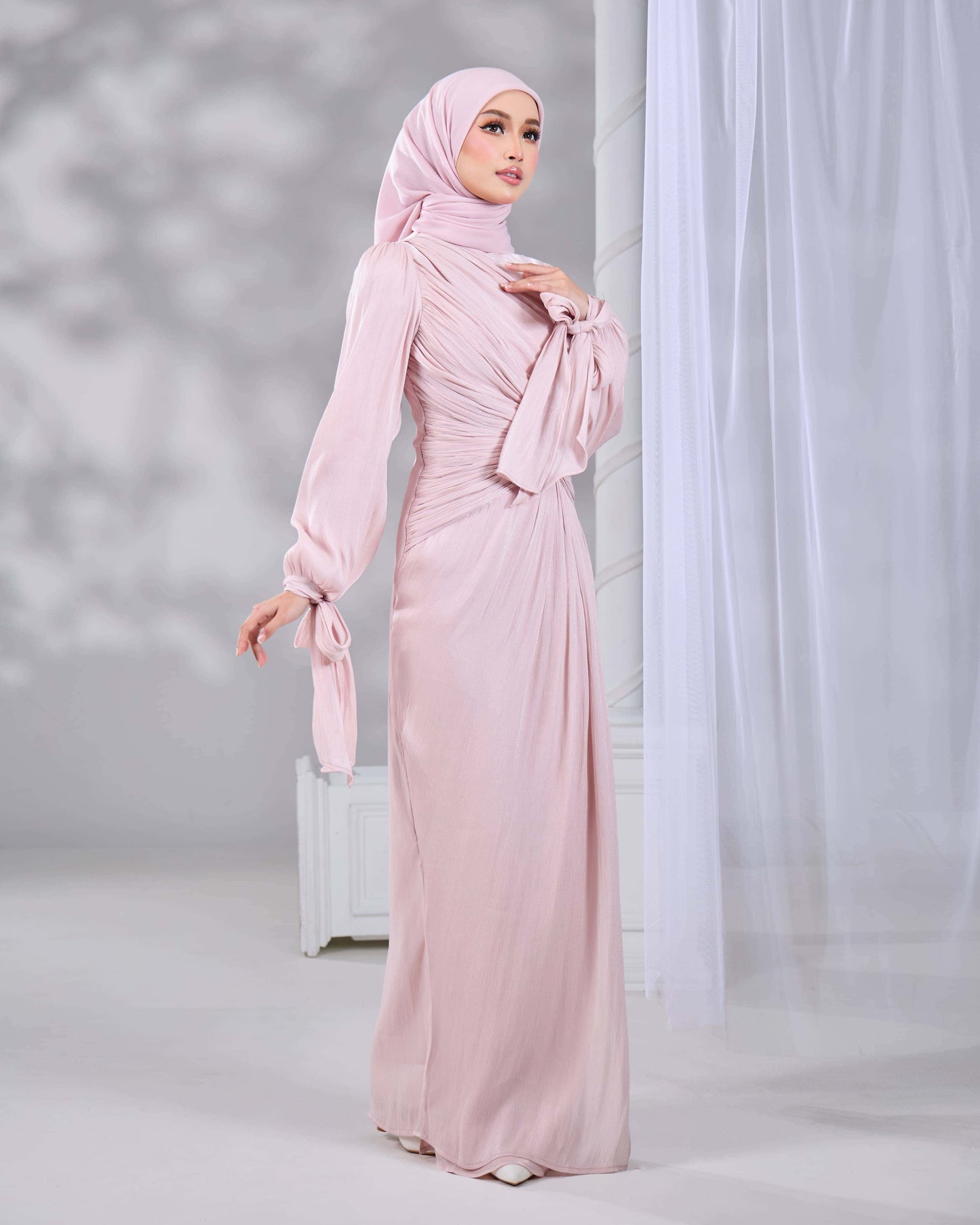 MAHRA DRESS (SOFT PINK)