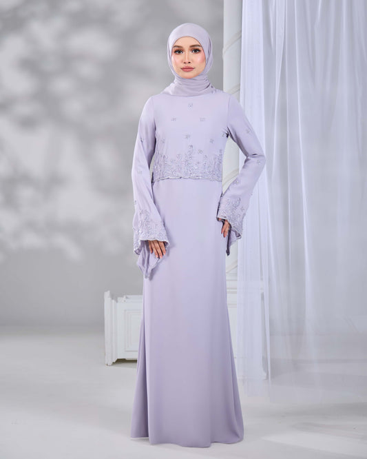 LARNIA DRESS (MAUVE)