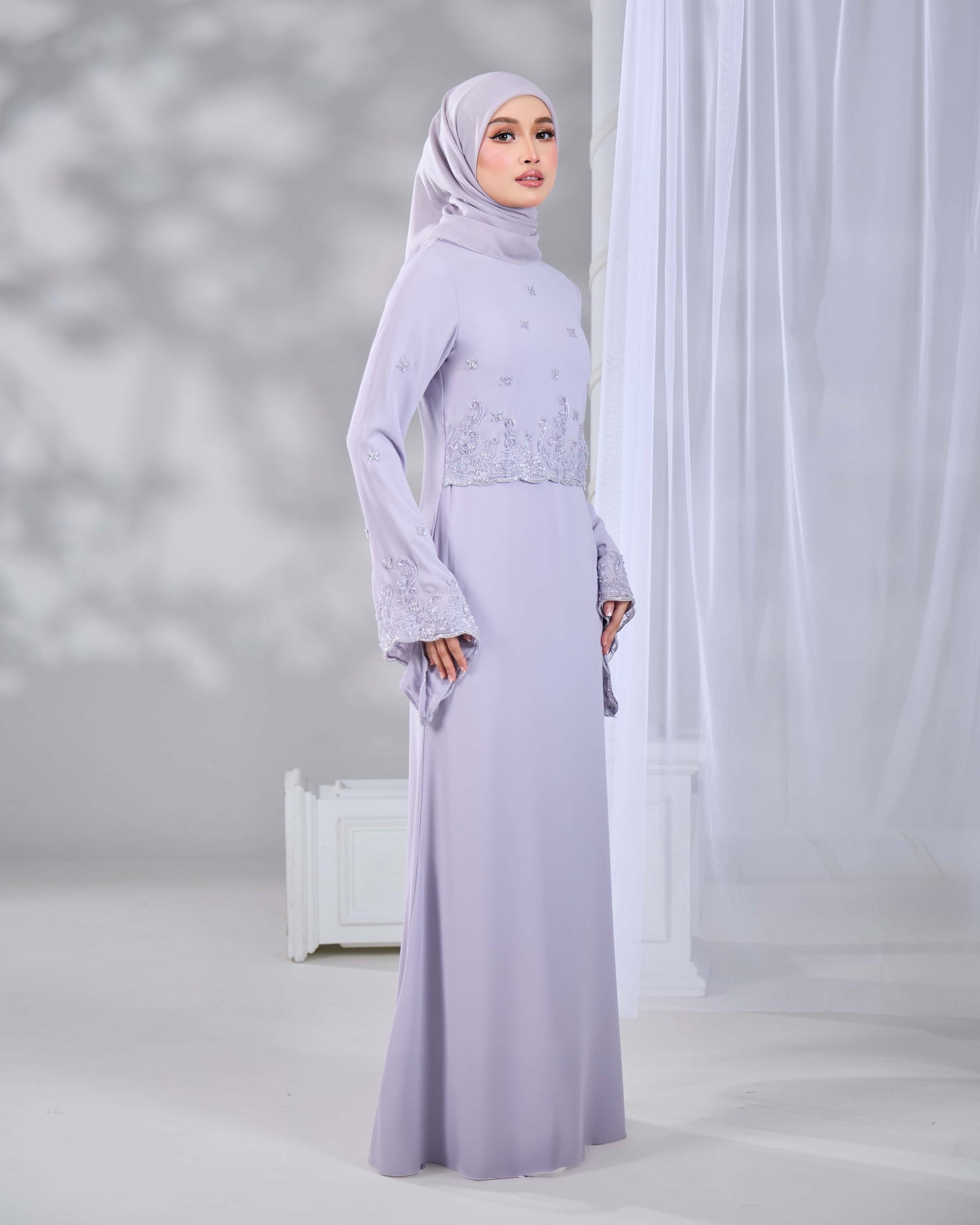 LARNIA DRESS (MAUVE)