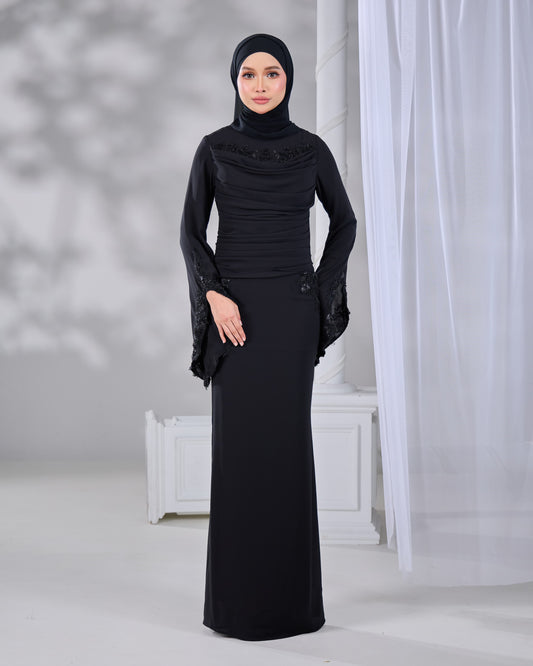 SABRENA DRESS (BLACK)