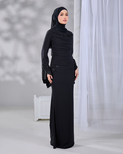 SABRENA DRESS (BLACK)