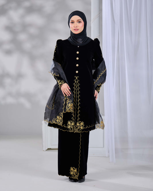 NAIFAH KEBAYA (BLACK)