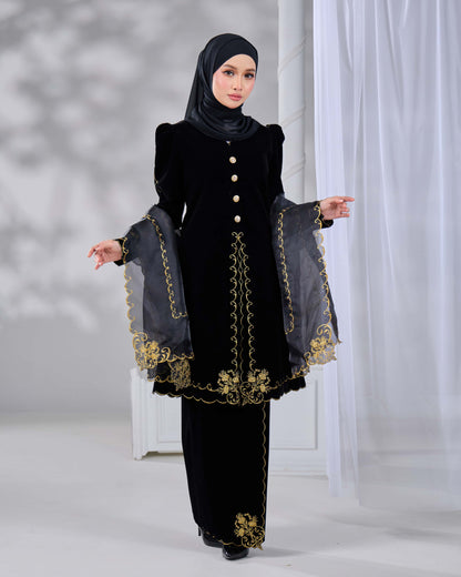 NAIFAH KEBAYA (BLACK)