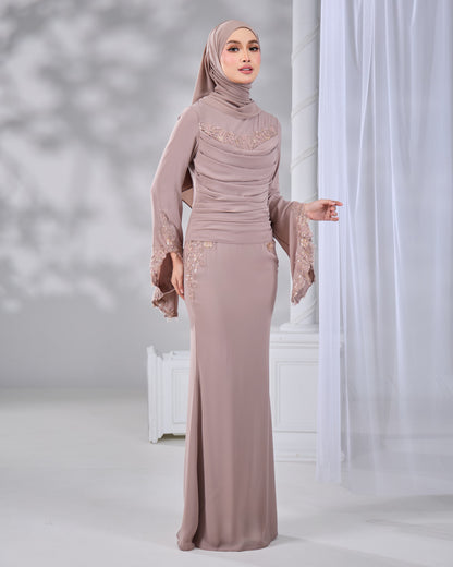 SABRENA DRESS (KHAKI)