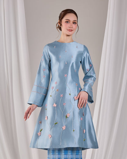 MINOR DEFECT NOURAH KURUNG (MISTY BLUE)