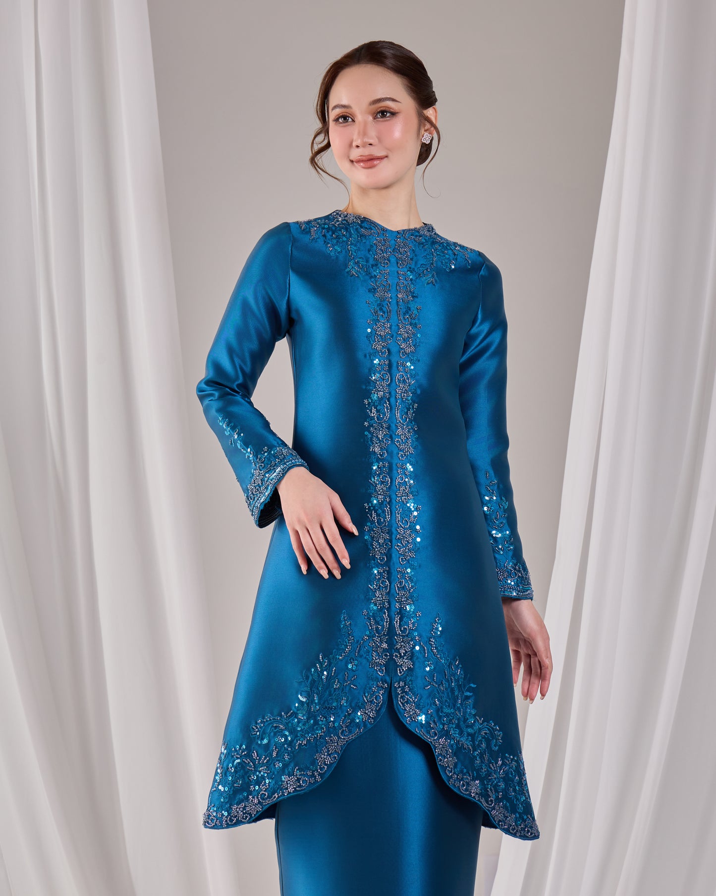 NIARA KURUNG (TEAL BLUE)
