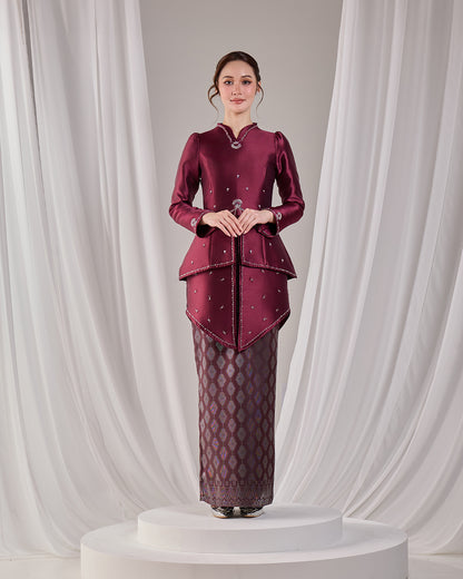 ELEANOUR KURUNG (BURGUNDY)