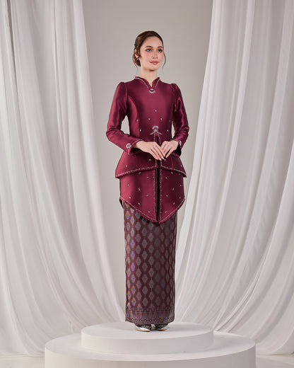 ELEANOUR KURUNG (BURGUNDY)