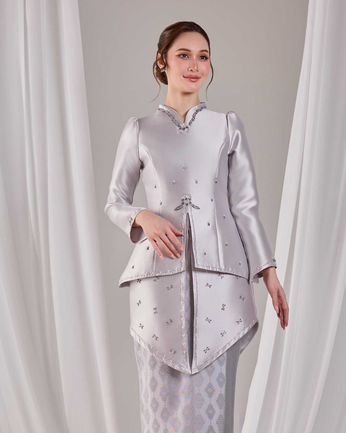 MINOR DEFECT ELEANOUR KURUNG (GREY)