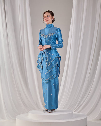 MINOR DEFECT ELLYARA KURUNG (DIAMOND TEAL BLUE)