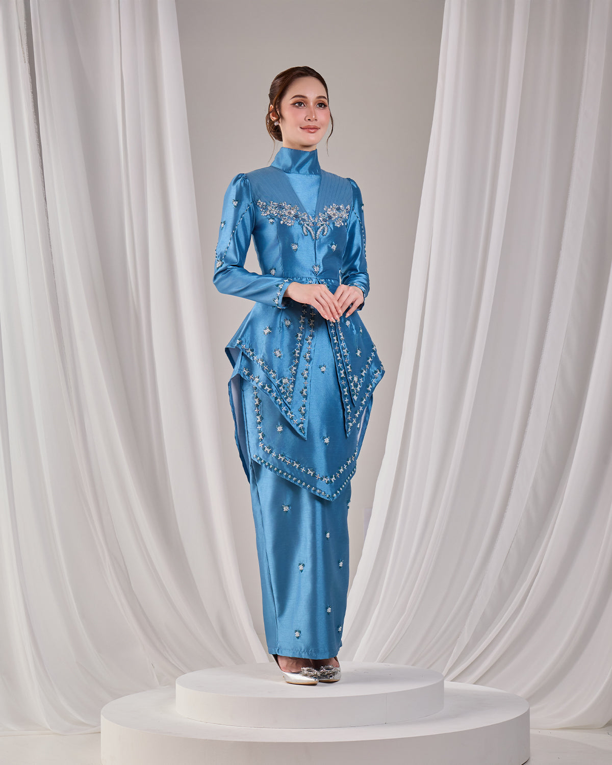 MINOR DEFECT ELLYARA KURUNG (DIAMOND TEAL BLUE)