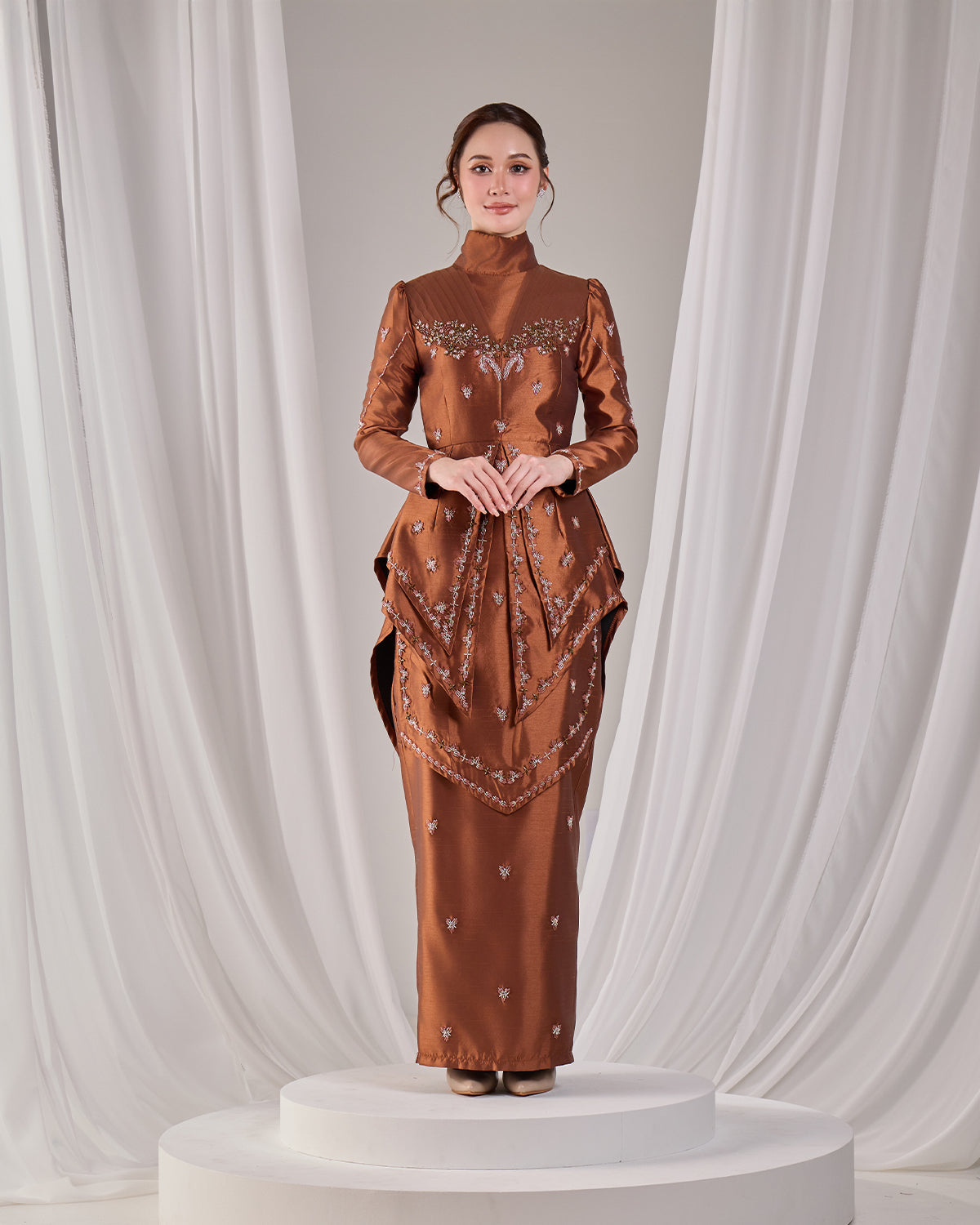 MINOR DEFECT ELLYARA KURUNG (BROWN)