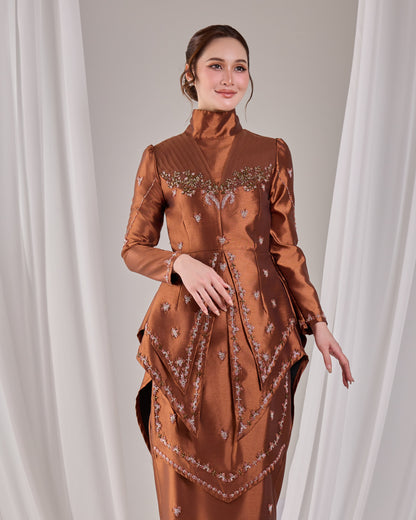 MINOR DEFECT ELLYARA KURUNG (BROWN)
