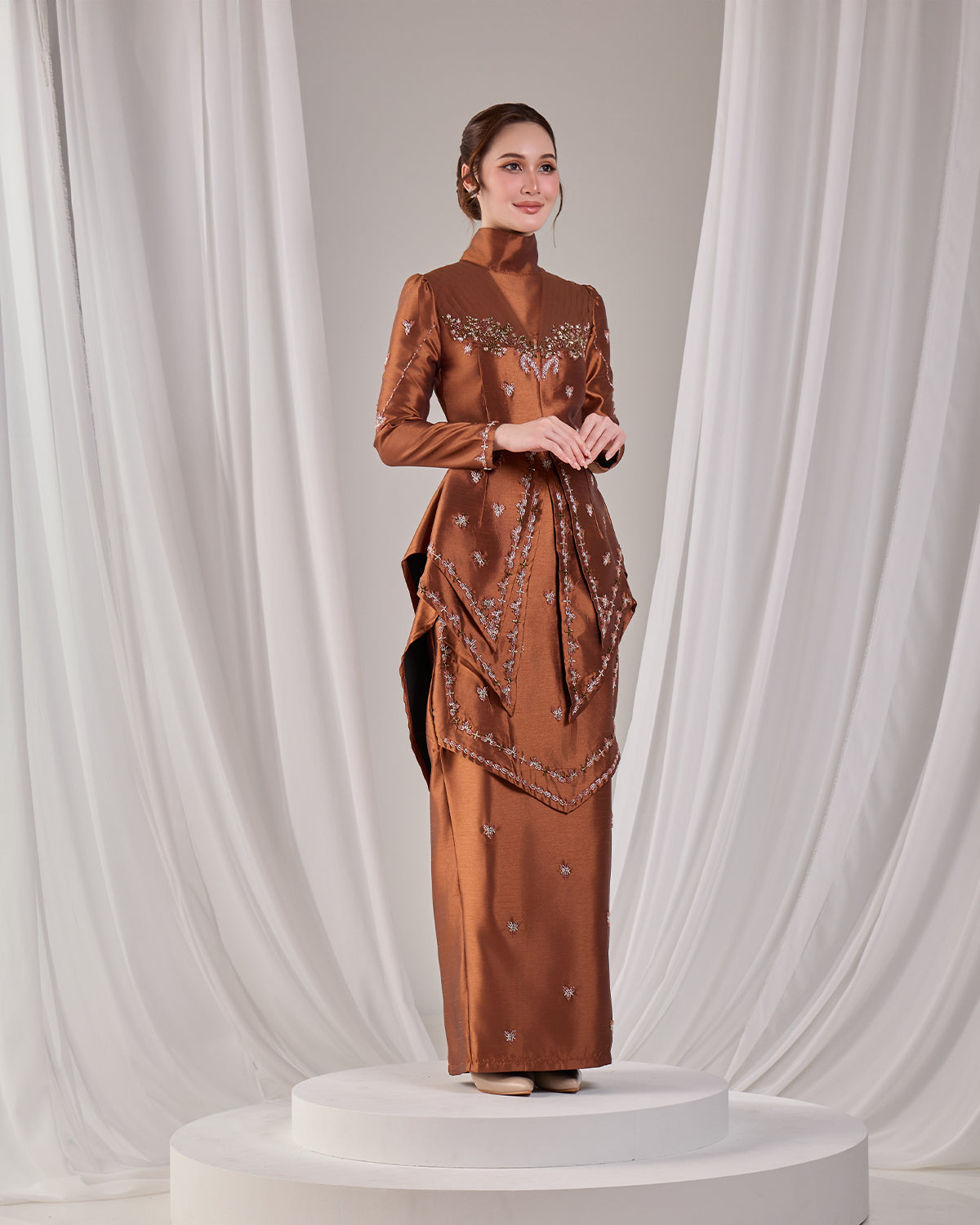 MINOR DEFECT ELLYARA KURUNG (BROWN)