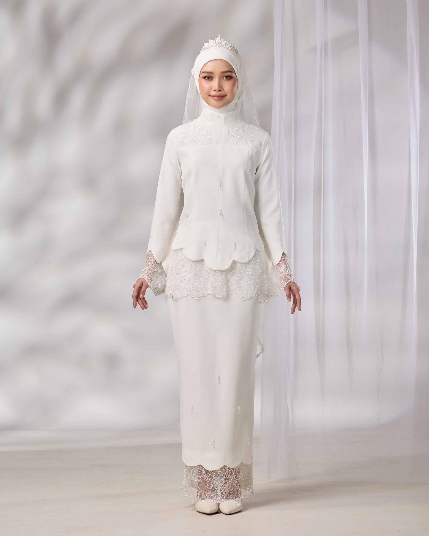REYNA BRIDE KURUNG (OFF WHITE)